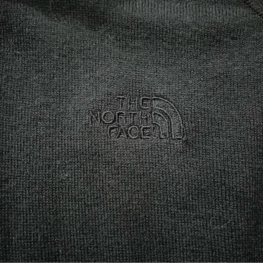 The North Face Men’s Black Wool Blend Full Zip Cardigan Sweater size large
